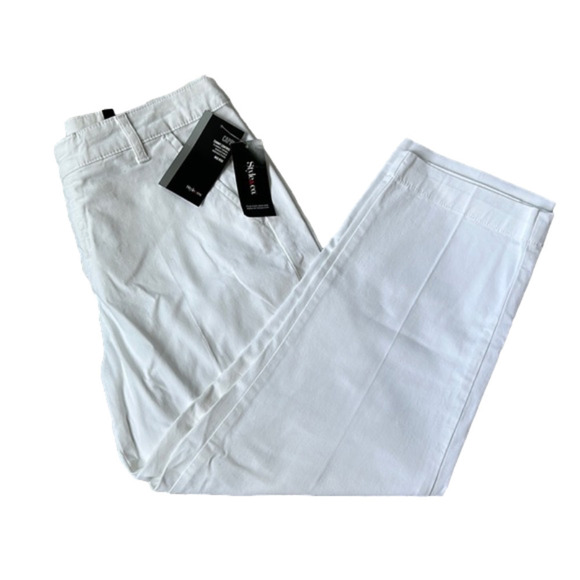 Style & Co. White Capri Pants, Size 8 - Picture 1 of 10